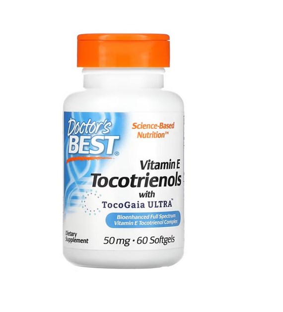 DOCTOR'S BEST Tocotrienols, 50 mg (60 Softgels)