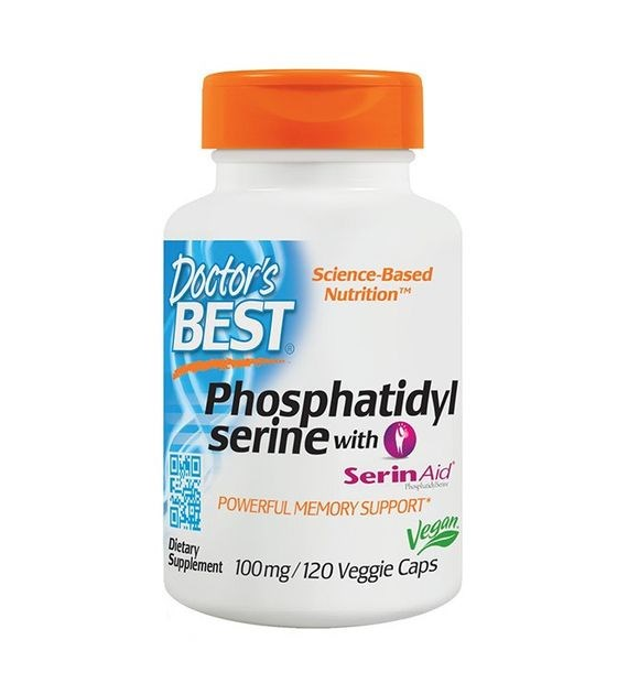 DOCTOR'S BEST Phosphatidyl Serine - Fosfatydyloseryna 100 mg (120 kaps.)