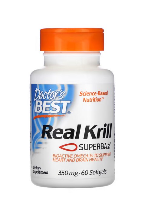 DOCTOR'S BEST Olej z Kryla - Real Krill (60 kaps.)