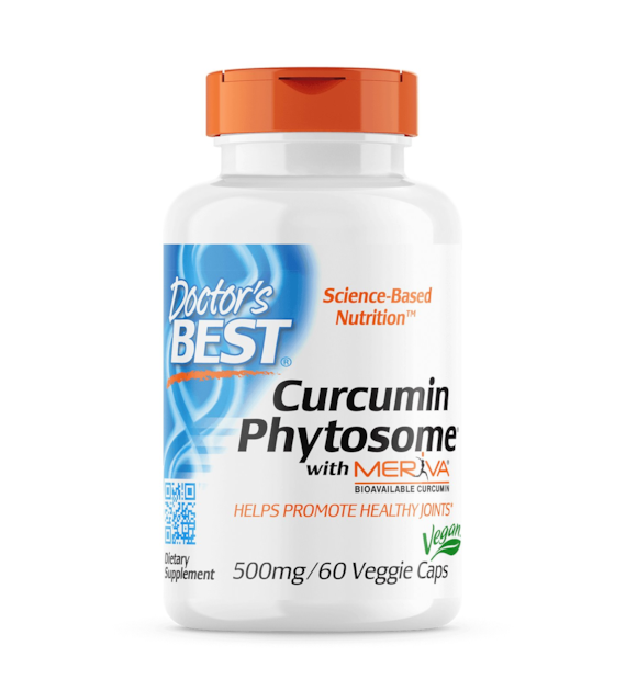 DOCTOR'S BEST Curcumin Phytosome with Meriva, 500 mg (60 vcaps)