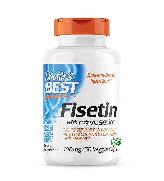 DOCTOR'S BEST Fisetin with Novusetin, 100 mg (30 vcaps)