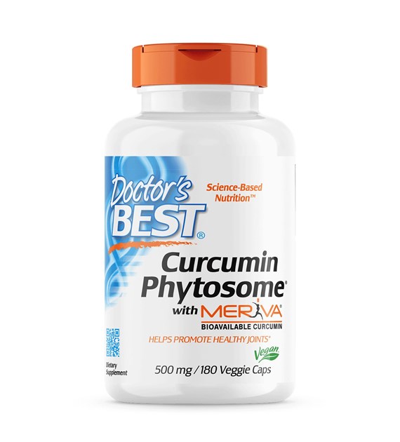 DOCTOR'S BEST Curcumin Phytosome with Meriva, 500 mg (180 vcaps)