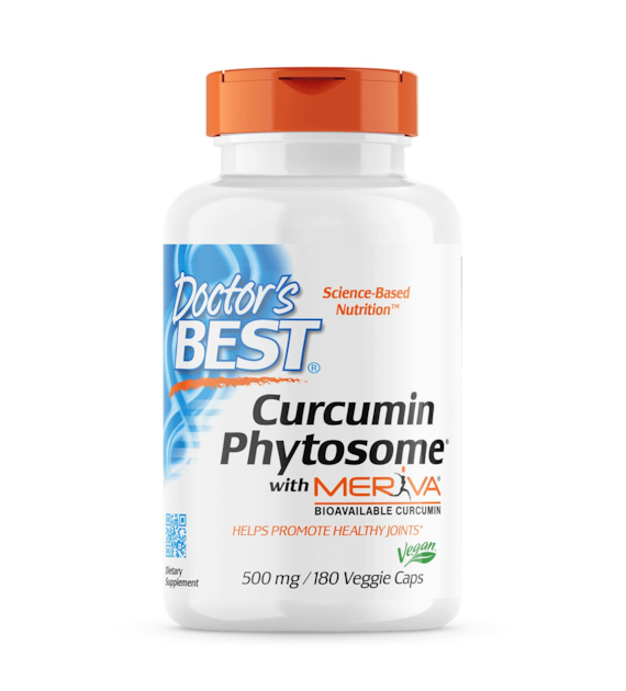 DOCTOR'S BEST Curcumin Phytosome with Meriva, 500 mg (180 vcaps)