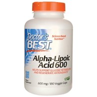 DOCTOR'S BEST ALA - kwas alfa liponowy 600 mg (180 kaps.)