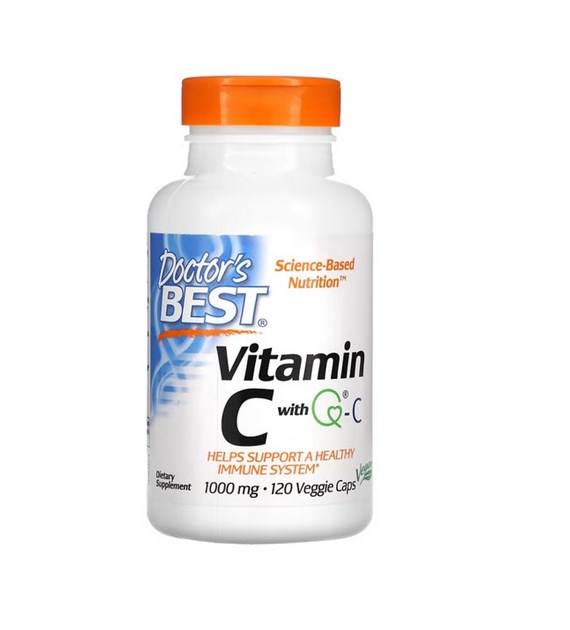DOCTOR'S BEST Vitamin C with Quali-C, 1000 mg (120 vcaps)