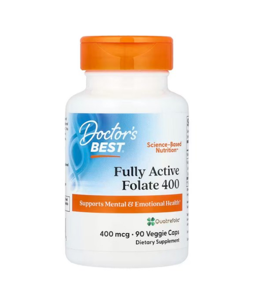 DOCTOR'S BEST Folian Quatrefolic 400 mcg (90 kaps.)