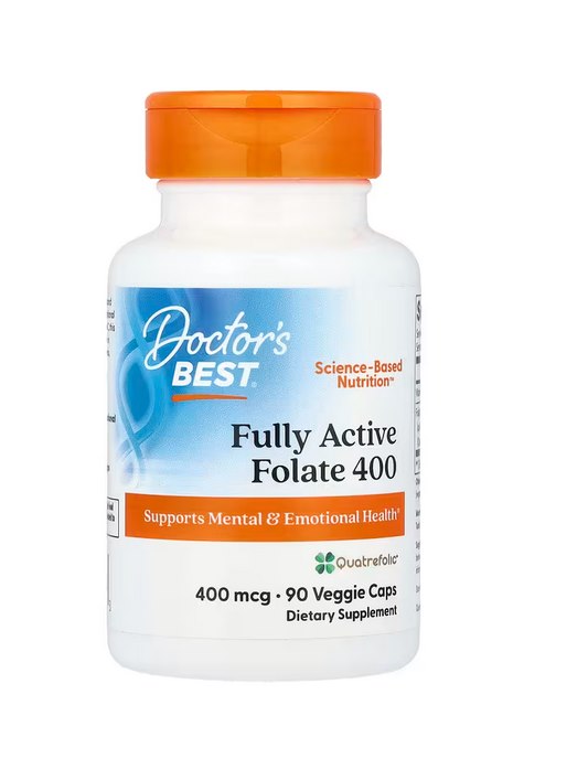 DOCTOR'S BEST Folian Quatrefolic 400 mcg (90 kaps.)
