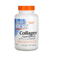 DOCTOR'S BEST Collagen Types I and III (240 kaps.)