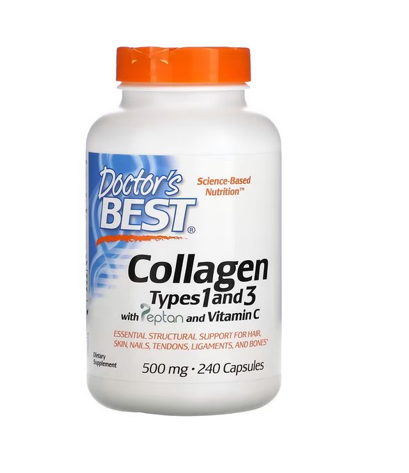 DOCTOR'S BEST Collagen Types I and III (240 kaps.)