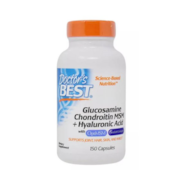 DOCTOR'S BEST Glucosamine Chondroitin MSM + Hyaluronic Acid (150 caps)