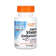 DOCTOR'S BEST Natural Vision Enhacers with FloraGLO Lutein - Luteina I Zeaksantyna (60 kaps.)