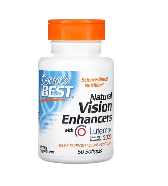 DOCTOR'S BEST Natural Vision Enhancers (60 Softgels)
