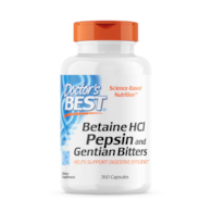 DOCTOR'S BEST Betaine Hcl Pepsin & Gentian Bitters (360 caps)