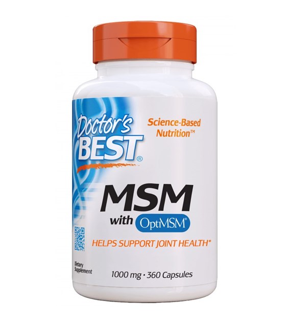 DOCTOR'S BEST MSM with OptiMSM, 1000 mg (360 caps)