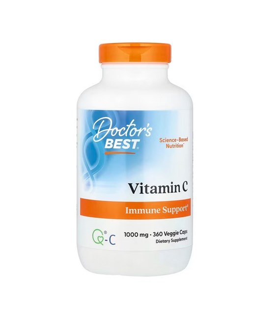 DOCTOR'S BEST Vitamin C with Quali-C, 1000 mg (360 vcaps)