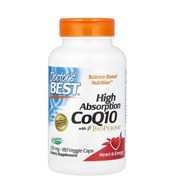DOCTOR'S BEST Koenzym Q10 200 mg i Piperyna BioPerine - Vegan (180 kaps.)