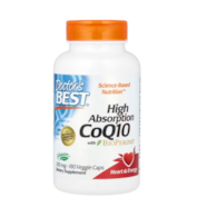DOCTOR'S BEST Koenzym Q10 200 mg i Piperyna BioPerine - Vegan (180 kaps.)