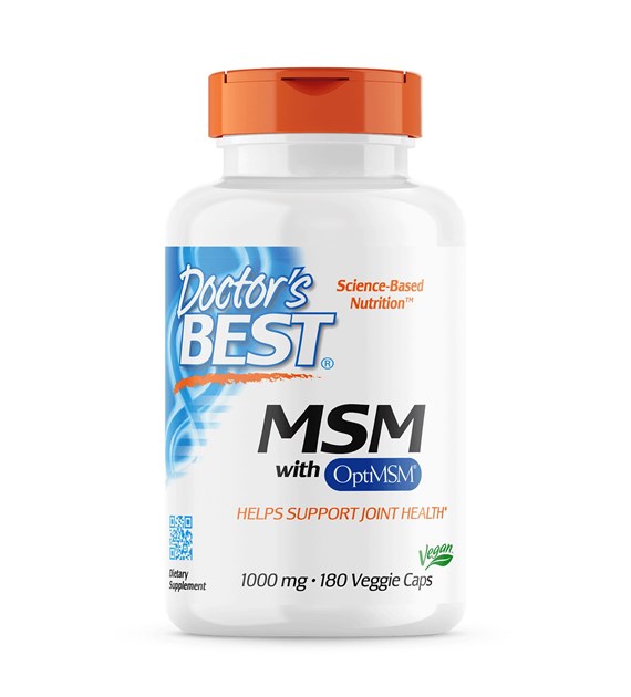 DOCTOR'S BEST MSM with OptiMSM Vegan (180 caps)