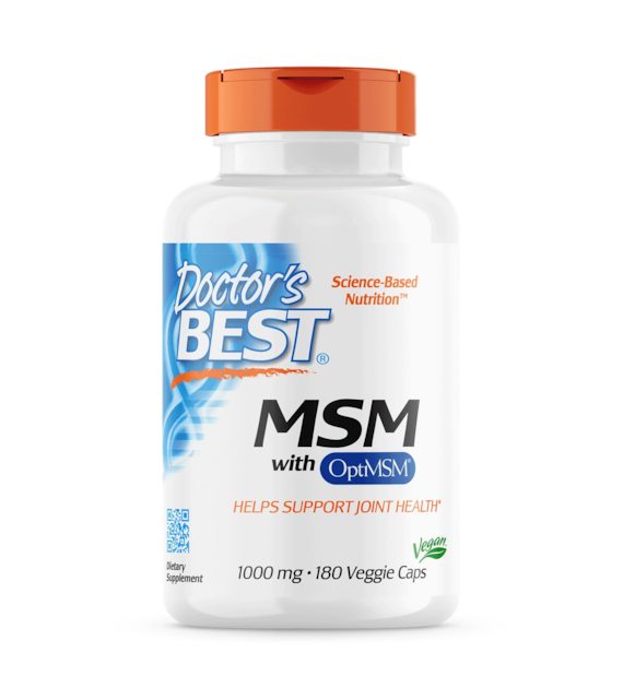 DOCTOR'S BEST MSM with OptiMSM Vegan (180 kaps.)