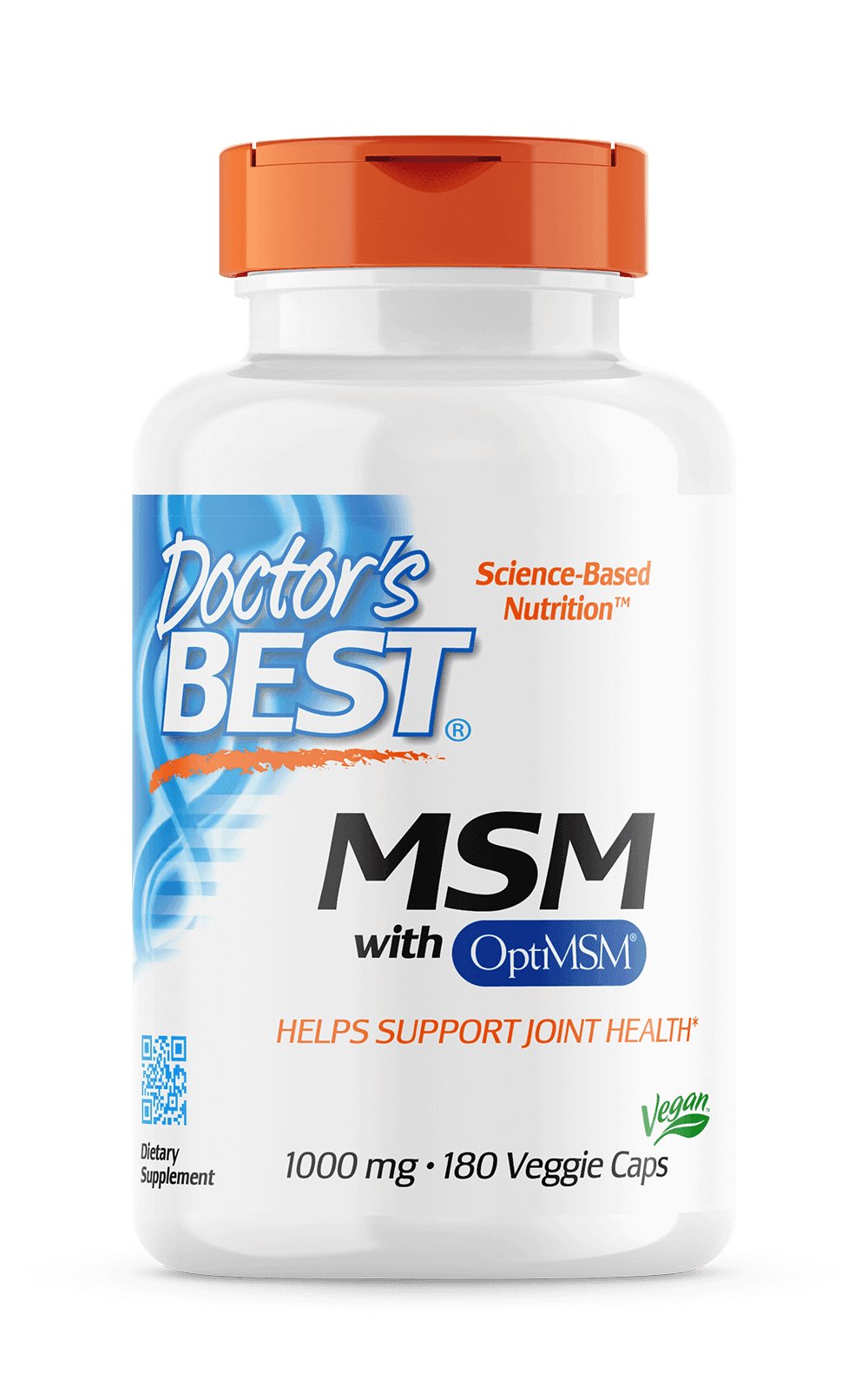 DOCTOR'S BEST MSM with OptiMSM Vegan (180 kaps.)