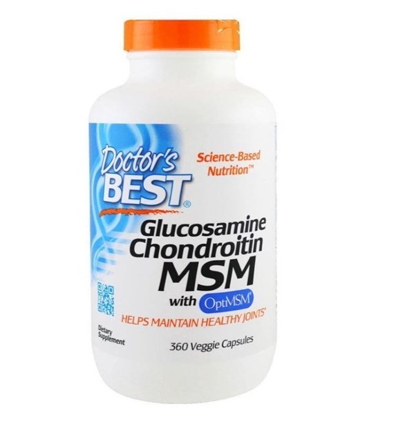 DOCTOR'S BEST Glucosamine Chondroitin MSM with OptiMSM (360 caps)