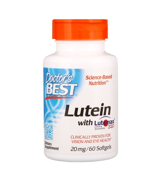 DOCTOR'S BEST Lutein with Lutemax, 20 mg (60 Softgels)