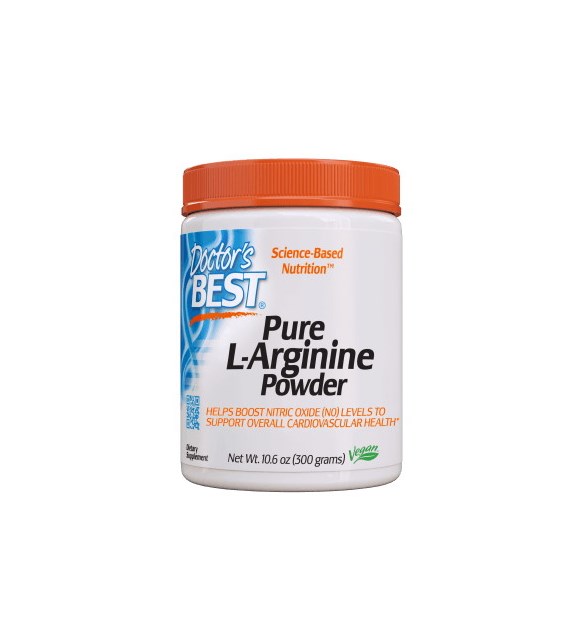 DOCTOR'S BEST Pure L-Arginine Powder (300 g / 10,582 oz.)