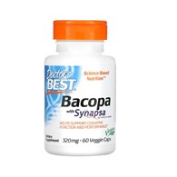 DOCTOR'S BEST Bakopa (Brahmi) - Bacopa Monniera z Synapsa (60 kaps.)