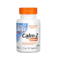 DOCTOR'S BEST Calm with Zembrin, 25 mg (60 vcaps)