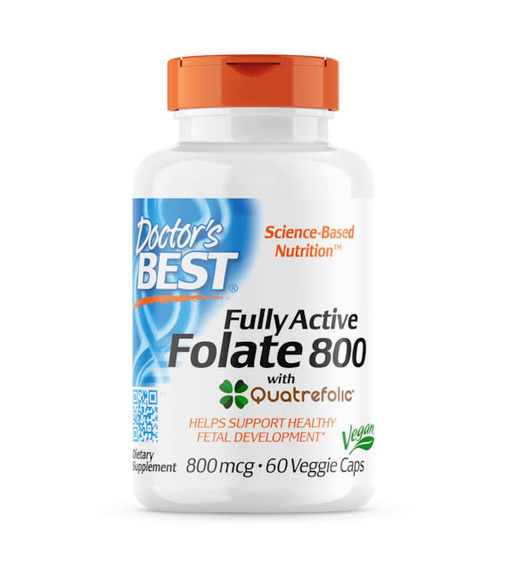 DOCTOR'S BEST Folian Quatrefolic 800 mcg (60 kaps.)