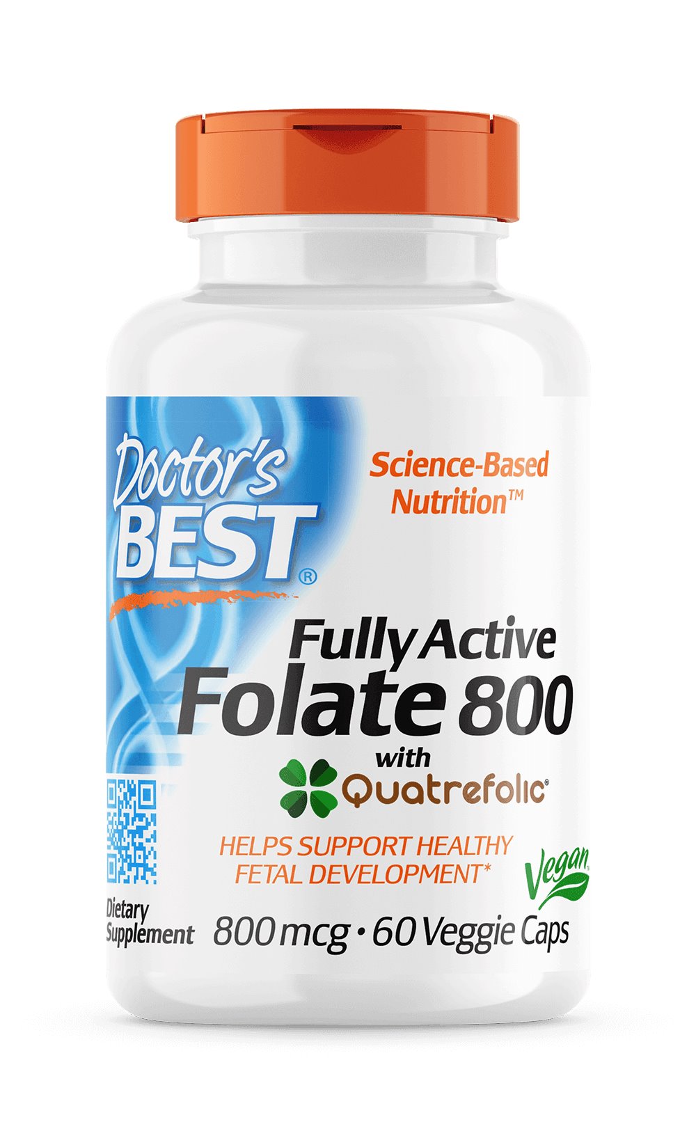 DOCTOR'S BEST Folian Quatrefolic 800 mcg (60 kaps.)