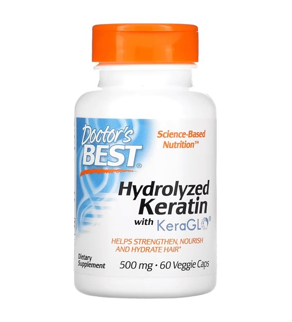 DOCTOR'S BEST Hydrolyzed Keratin, 500 mg (60 caps)