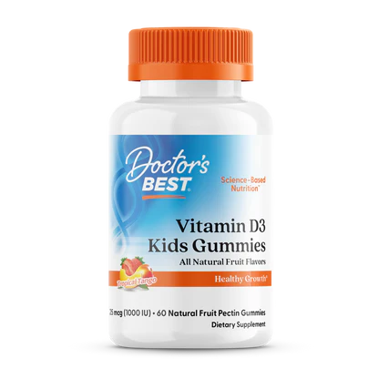 DOCTOR'S BEST Vitamin D3 kids gummies - Witamina D3 - Żelki dla dzieci (60 szt.)