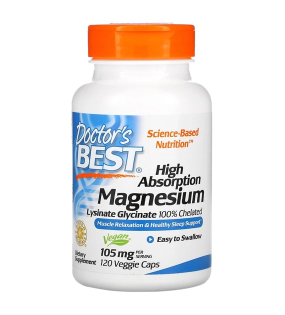 DOCTOR'S BEST High Absorption Magnesium (120 caps)