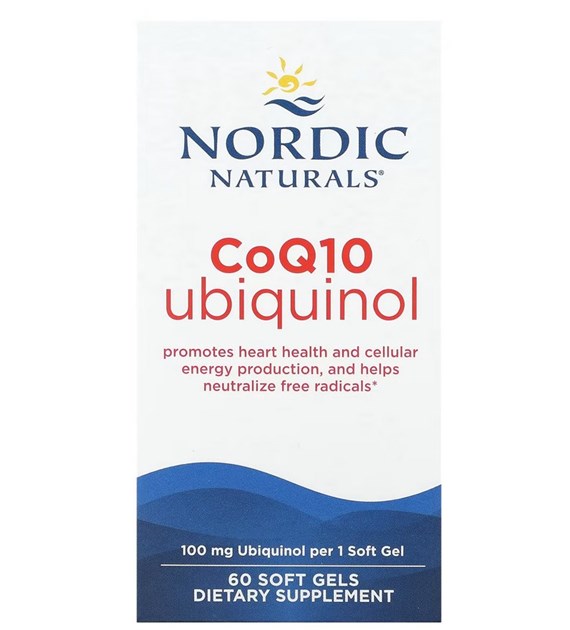 NORDIC NATURALS Nordic CoQ10 Ubiquinol, 100 mg (60 sgels)