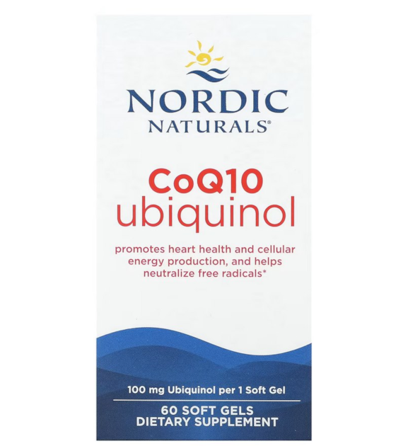 NORDIC NATURALS Koenzym CoQ10 Ubiquinol (60 kaps.)