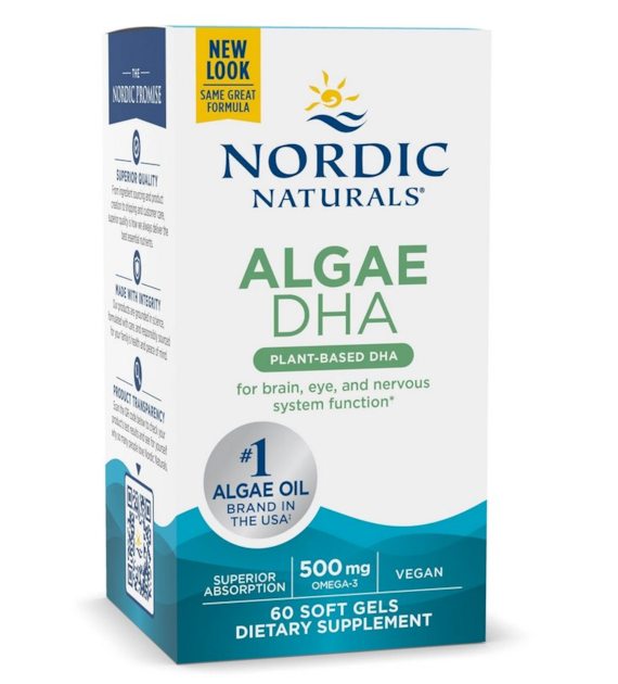 NORDIC NATURALS Algae DHA Omega 3 (60 kaps.)