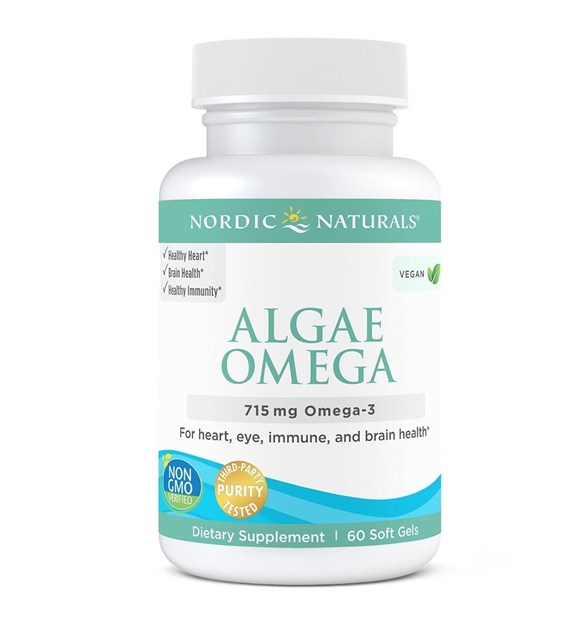 NORDIC NATURALS Algae Omega, 715 mg Omega 3 (60 sgels)