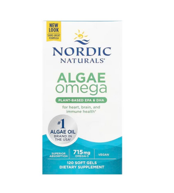 NORDIC NATURALS Algae Omega (120 kaps.)