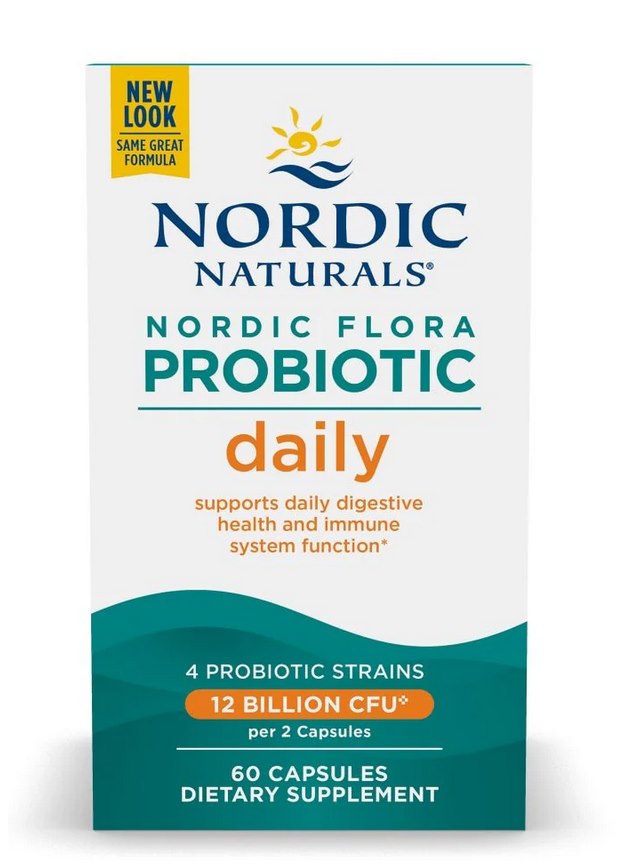 NORDIC NATURALS Nordic Flora Probiotic Daily (60 kaps.)