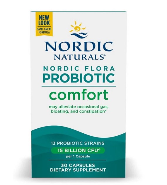 NORDIC NATURALS Nordic Flora Probiotic Comfort, 15 billion CFU (30 caps)