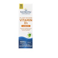 NORDIC NATURALS Plant-Based Vitamin D3 Liquid -  Witamina D3 dla wegan (30 ml)