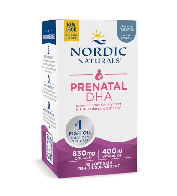 NORDIC NATURALS Prenatal DHA - unflavored (90 kaps.)