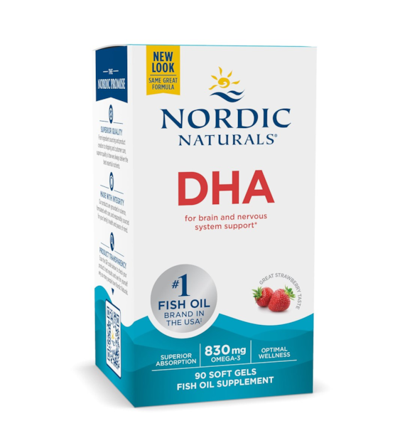 NORDIC NATURALS DHA Omega-3 Oil (90 kaps.)