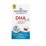 NORDIC NATURALS DHA Xtra, 1660 mg Strawberry (60 sgels)
