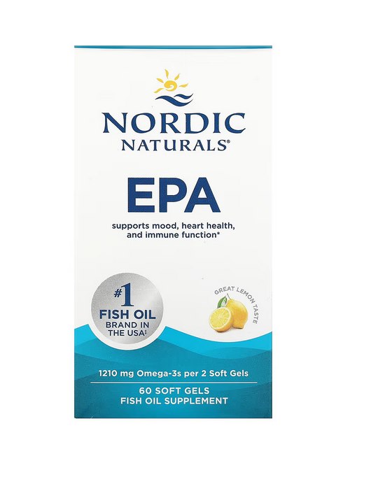 NORDIC NATURALS EPA, 1210 mg Lemon (60 sgels)