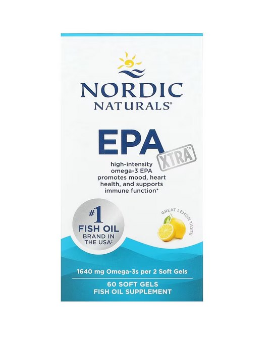 NORDIC NATURALS EPA Xtra, 1640 mg Lemon (60 sgels)