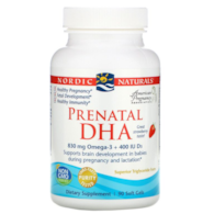 NORDIC NATURALS Prenatal DHA, 830 mg Strawberry (90 sgels)