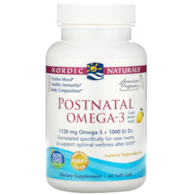 NORDIC NATURALS Postnatal Omega-3, 1120 mg Lemon (60 sgels)