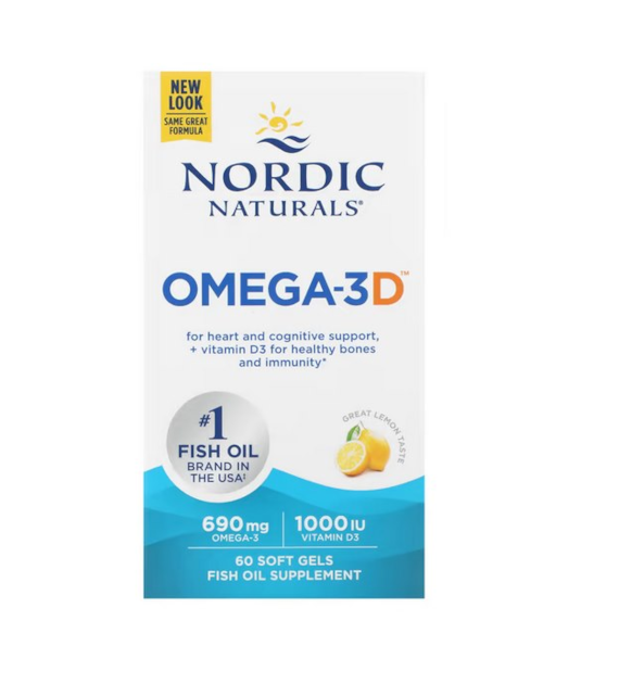 NORDIC NATURALS Omega-3D (60 kaps.)